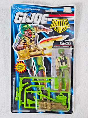 VTG 1992 GI Joe Battle Corps Colonel Courage Figure MOC Hasbro (Sealed)