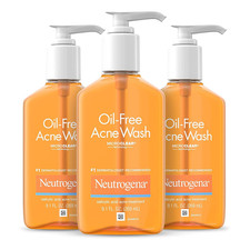 Neutrogena Oil-Free Acne Wash, Acne Fighting Facial Cleanser with Salicylic Acid