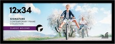 Americanflat 12x34 Poster Frame with Polished Plexiglass - Signature Collection