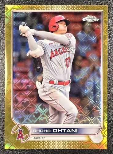 2022 Topps Chrome Logofractor #1 SHOHEI OHTANI Gold /50