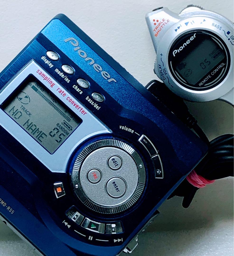 Pioneer MDレコーダー PMD-R55 動作品 Pioneer Portable Md Player Pmd-R55 (Tested And Working