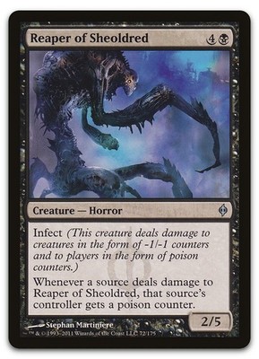 Reaper of Sheoldred #72 (NM) New Phyrexia NPH Magic MTG