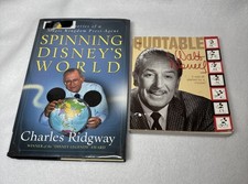 Spinning Disney's World by Charles Ridgway and Quotable Walt Disney Book