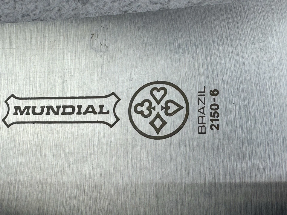 Cuchilla Mundial Hoja de Acero Alto Carbono Mango de Madera 2150-6 Brasil Foto 3 de 4