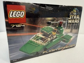 LEGO Star Wars 7124 Flash Speeder PRE-OWNED 100% Complete + Manual & Rebagged