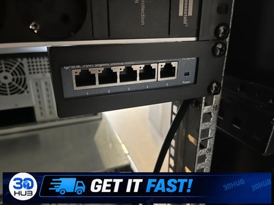 TP-Link TL-SG105 5-Port Switch 1U Rack Mount Adapter