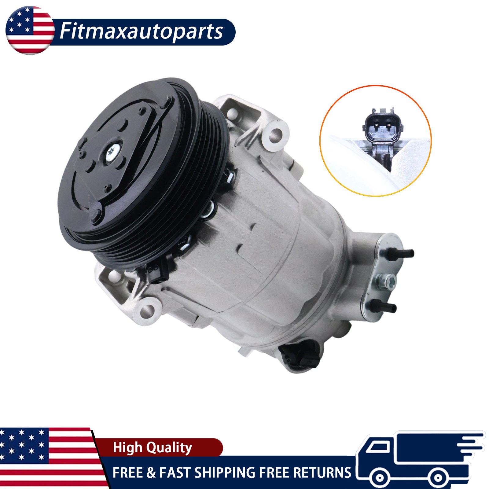 Maserati Ghibli 2015-2019 Compressor with bracket P/N 35232024F