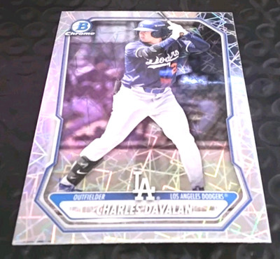 2026 Bowman Chrome #BCP-73 Charles Davalan Prospect Lazer Dodgers.            M4