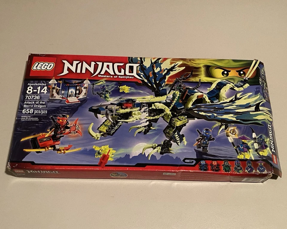 LEGO NINJAGO: El Ataque del Dragón Morro (70736) 100% Completo Foto 4 de 4