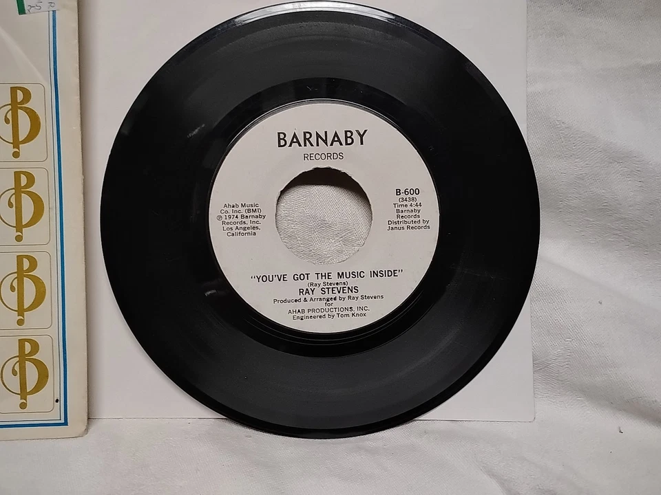 Ray Stevens The Streak 45 RPM Barnaby Records B-600 1974 - Image 4 of 4