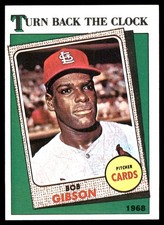 Bob Gibson 1988 Topps #664 Cardinals MLB READ FREE SHIPPING AutographDen