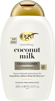 OGX Coconut Milk Nourishing Shampoo Hydrating for Dry Hair Sulfate Free 385ml