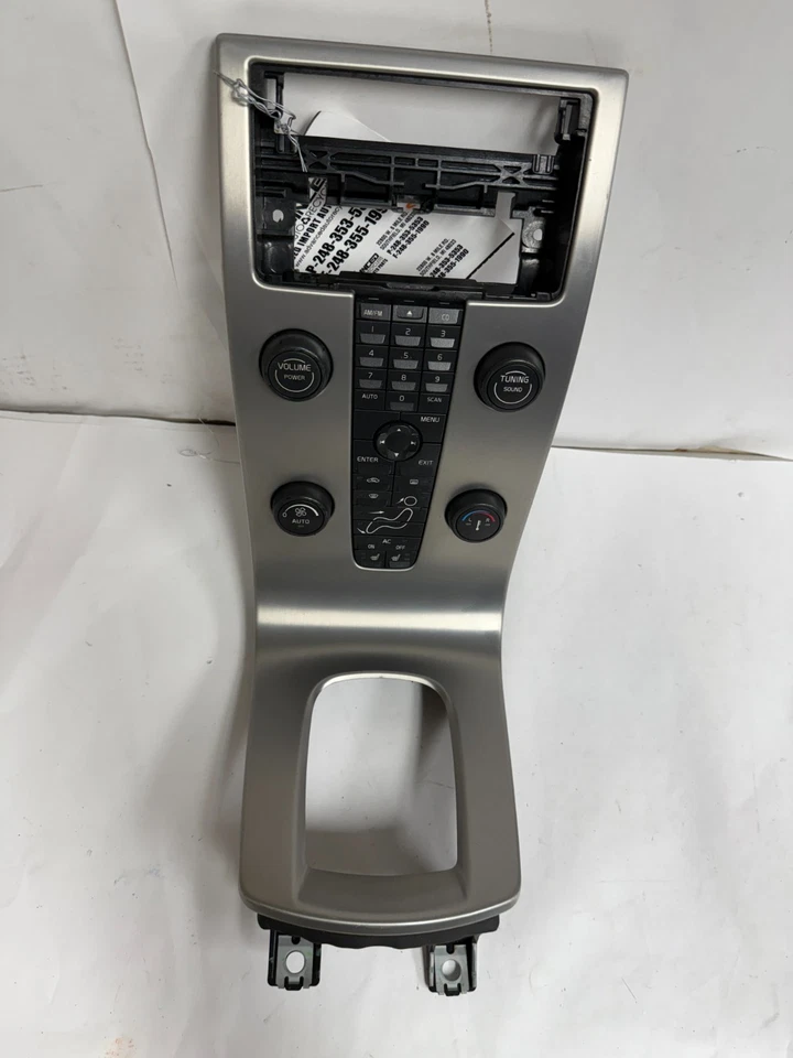 Equipo de audio Volvo S40 2004-2007 panel de control de radio moldura 30739249 OEM Foto 3 de 4