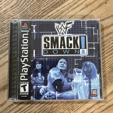 WWF SmackDown (Sony PlayStation 1, 2000) PS1 - W/ Manual No Game Disc