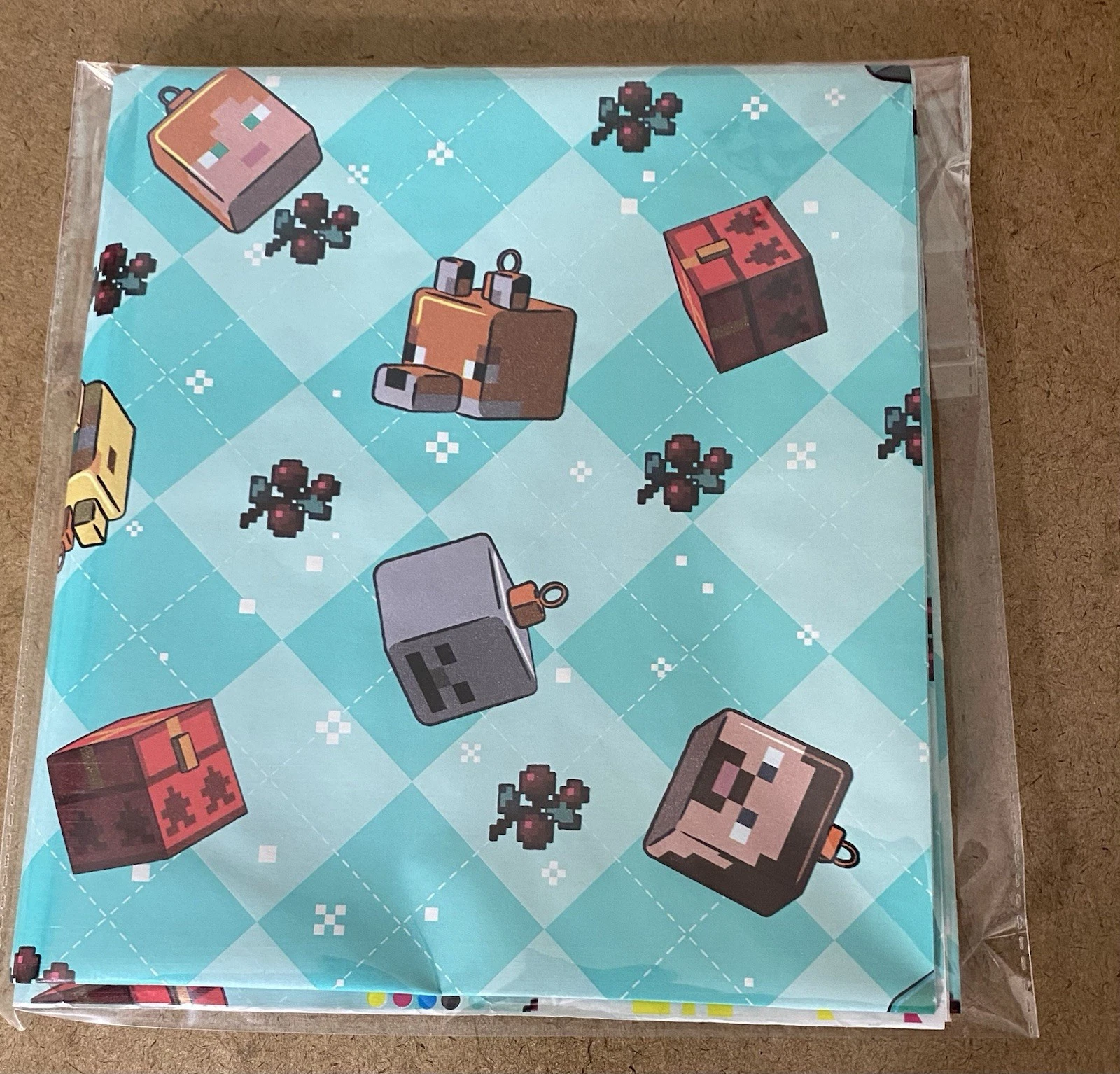 MINECRAFT MINE CRAFT Christmas Wrapping Paper
