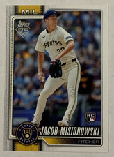 2026 Topps Rookie Jacob Misiorowski Milwaukee Brewers #10