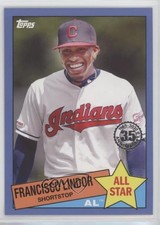 2020 Topps 1985 Topps Baseball All-Stars Blue Francisco Lindor #85AS-18 1s3