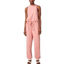 New Sweaty Betty Kaya Jumpsuit Mock Neck Pink Size Medium M NWT