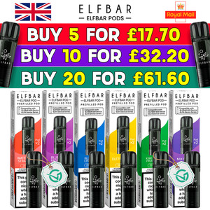 wie entsorgt man elfbar pods ELFA by ELFBAR 600 E-Zigarette Vape I Liquid Pods 2x 2ml mit 0mg / 20mg  Nikotin main image 1