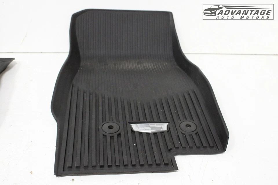 2020-25 CADILLAC CT4 FRONT LEFT & RIGHT ALL WEATHER FLOOR LINER MAT SET OF 2 OEM - Image 3 of 4