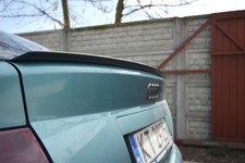 Heck Spoiler Aufsatz Abrisskante passend für Audi A4 / S4 B5 Limousine schwarz H