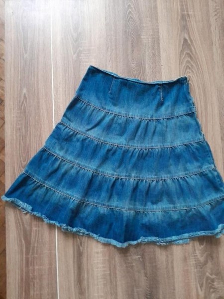 Women American Vintage Skirt Navy Denim 38 / M /