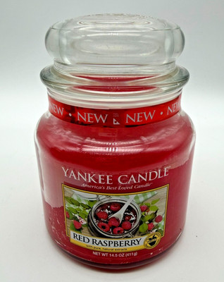 Yankee Candle Red Raspberry 14.5 Oz Jar Candle NEW