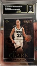 2024 Panini Select Caitlin Clark Rookie Artistic SelectionsCollection Mint 9 SP