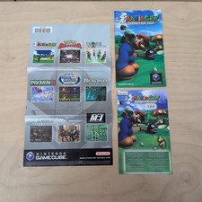 Mario Golf: Toadstool Tour NUR Einlagen!! KEINE SPIEL-DISC ENTHALTEN. Handbuch, VIP, X3