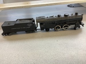 AMERICAN FLYER #303 STEAM ENGINE & TENDER/TESTED RUNS & SMOKES/EX!!!
