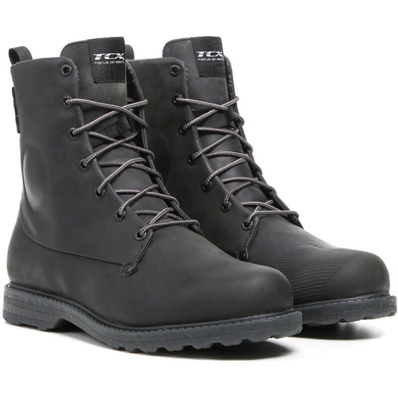 Chaussures moto TCX Blend 2 Waterproof en cuir vintage marron