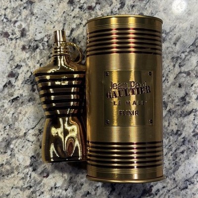 Jean Paul Gaultier Le Male Elixir Gold Bottle Men's Fragrance Elixir