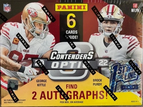 2022 PANINI CONTENDERS OPTIC FOOTBALL HOBBY BOX  FOTL SEALED IN HAND SHIPS FAST!