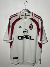 ADIDAS AC MILAN 2000-2001-2002 AWAY VINTAGE OPEL SOCCER FOOTBALL JERSEY SIZE XL