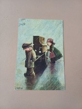 CARTOLINA  ILLUSTRATORE BERTIGLIA  CONTADINI