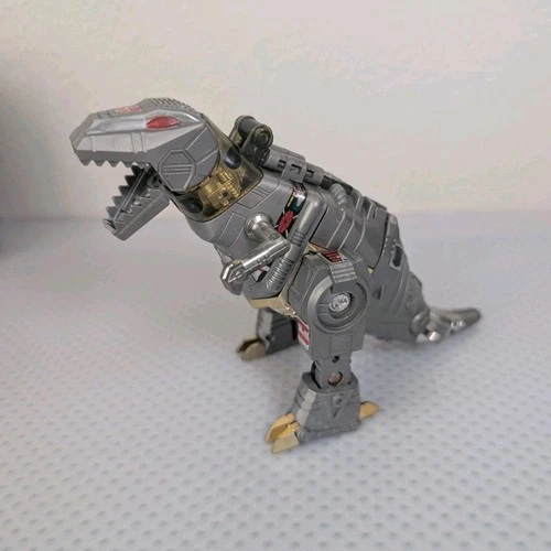 VTG Transformers Grimlock Autobot Transforming Tyrannosaurus Rex Figure Gray