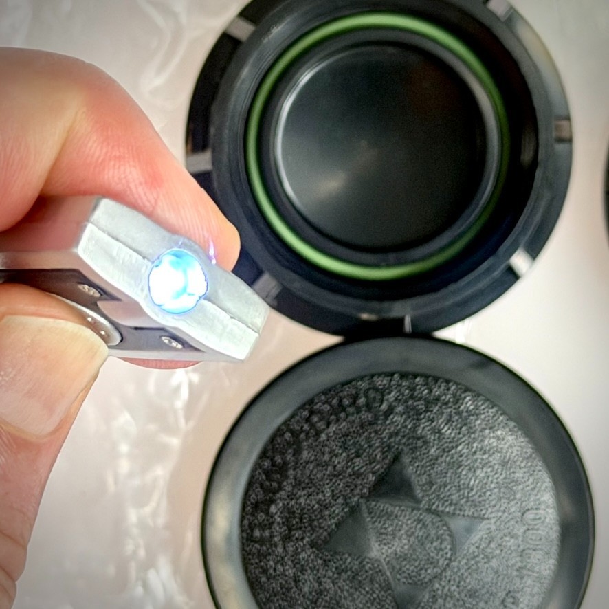 Rain Bird Sprinkler Head Dies Set (3) w/ LED Keychain Light – New/Unused