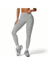 Women's High-Waisted Leggings With Ruched Pocket Detailing