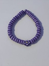 Kids Purple Flower Bracelet