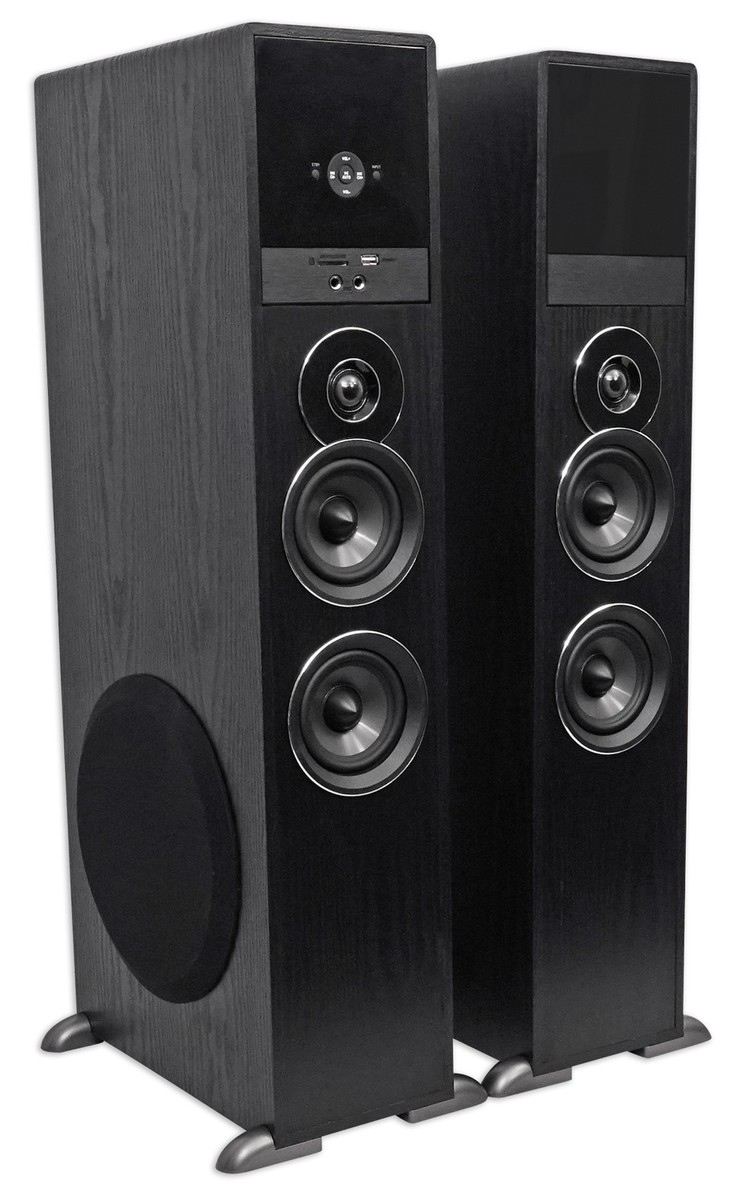 Rockville TM150W Home Theater Buetooth Tower Speakers 10