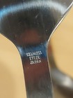Vintage Salad Serving Set Wood Handles Spoon Fork Japan Stainless Steel MCM — photo 6