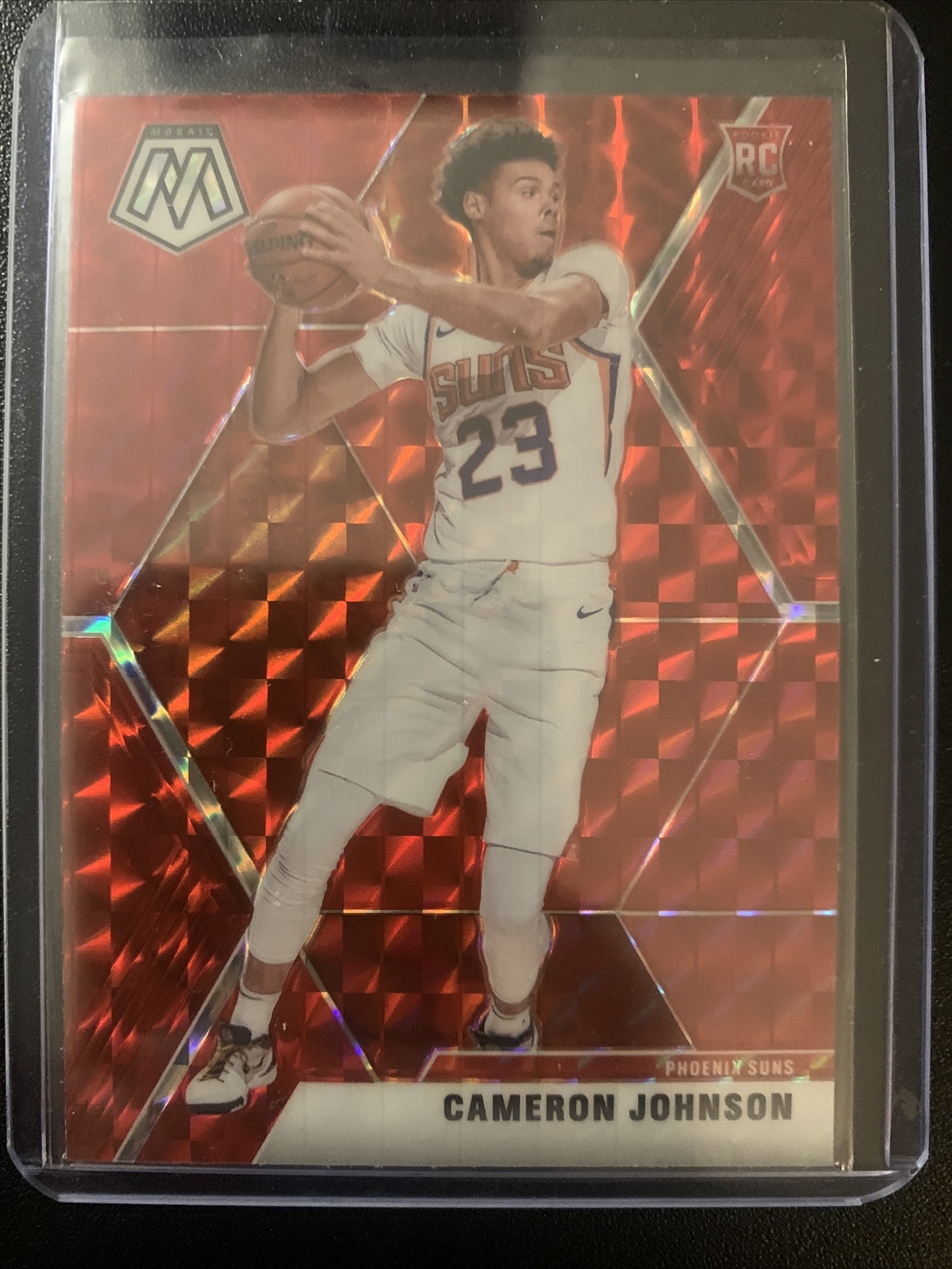 2019-20 Mosaic Red Prizm Cameron Johnson #203 Phoenix Suns