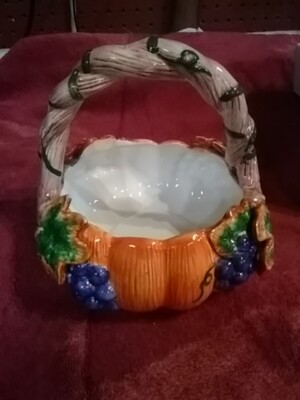 Home Trends Ceramic fruit Serving Basket