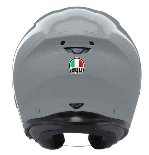 CASCO HELMET MOTO FIBRA 22.06 AGV K5 JET EVO MONO NARDO' GREY TG XXL - Picture 4 of 6