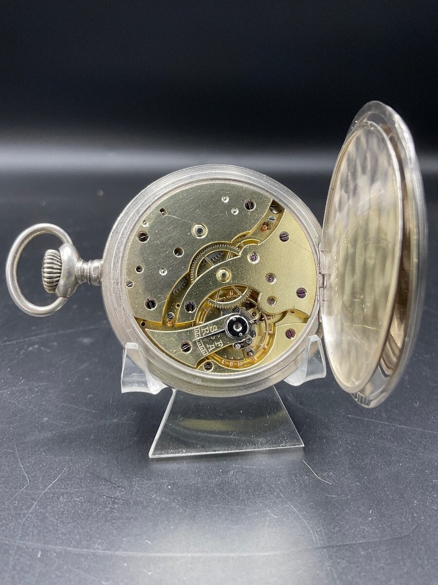 Antique Lip Chronometer Solid Silver Pocket Watch… - image 5