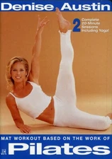 Denise Austin: Mat Workout Based on the Work of J.H. Pilates - DVD -  Very Good