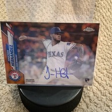 Jonathan Hernandez 2020 Topps Chrome Rookie Auto Orange Wave Refractor 03/25