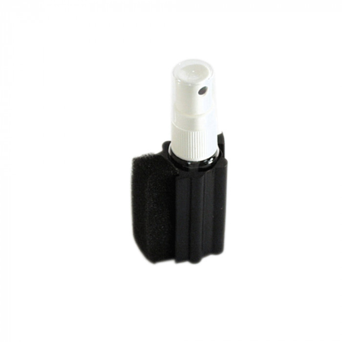 BIKE IT MOTORCYCLE HELMET VISOR CLEANER SPRAY WITH SPONGE & RUBBER BLADE