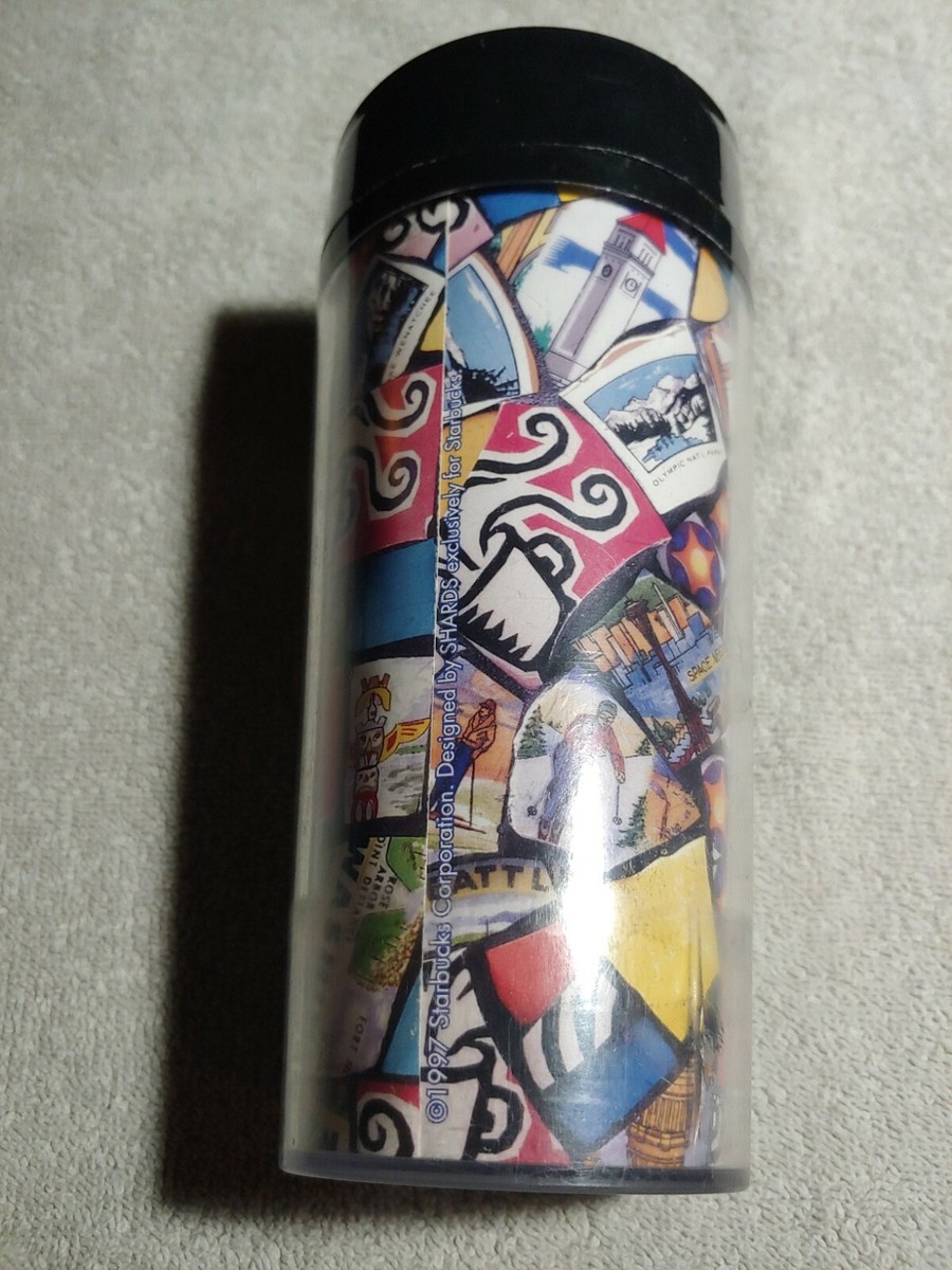 Starbucks 1997 WASHINGTON Plastic Travel Tumbler Coffee Cup Mug 16 oz RARE  | eBay
