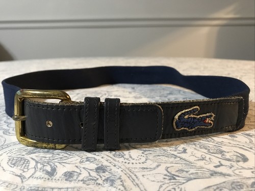 Vintage Lacoste youth boys belt 32/80 